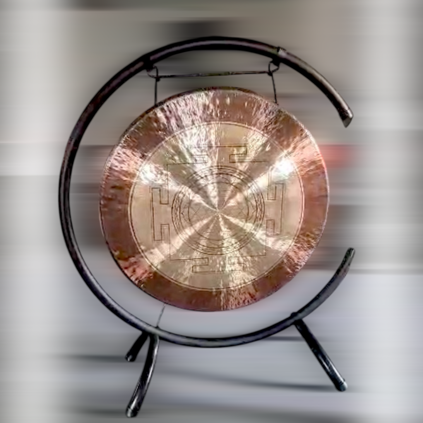 C Shape Gong Floor Stand for Gongs up to size 36" Imperfect