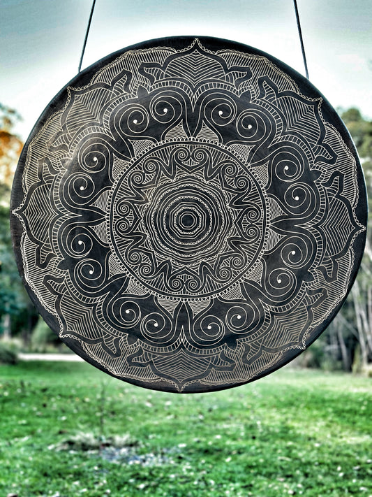 34" Jasmine Mandala Chau Gong