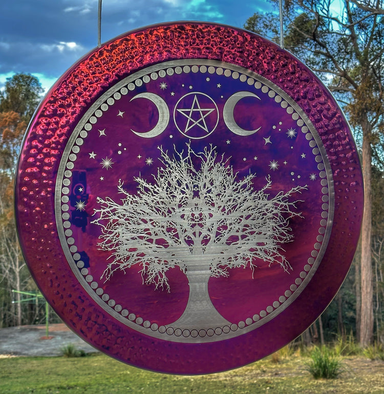 28"  Amethyst Celtic Tree of Life Wicca