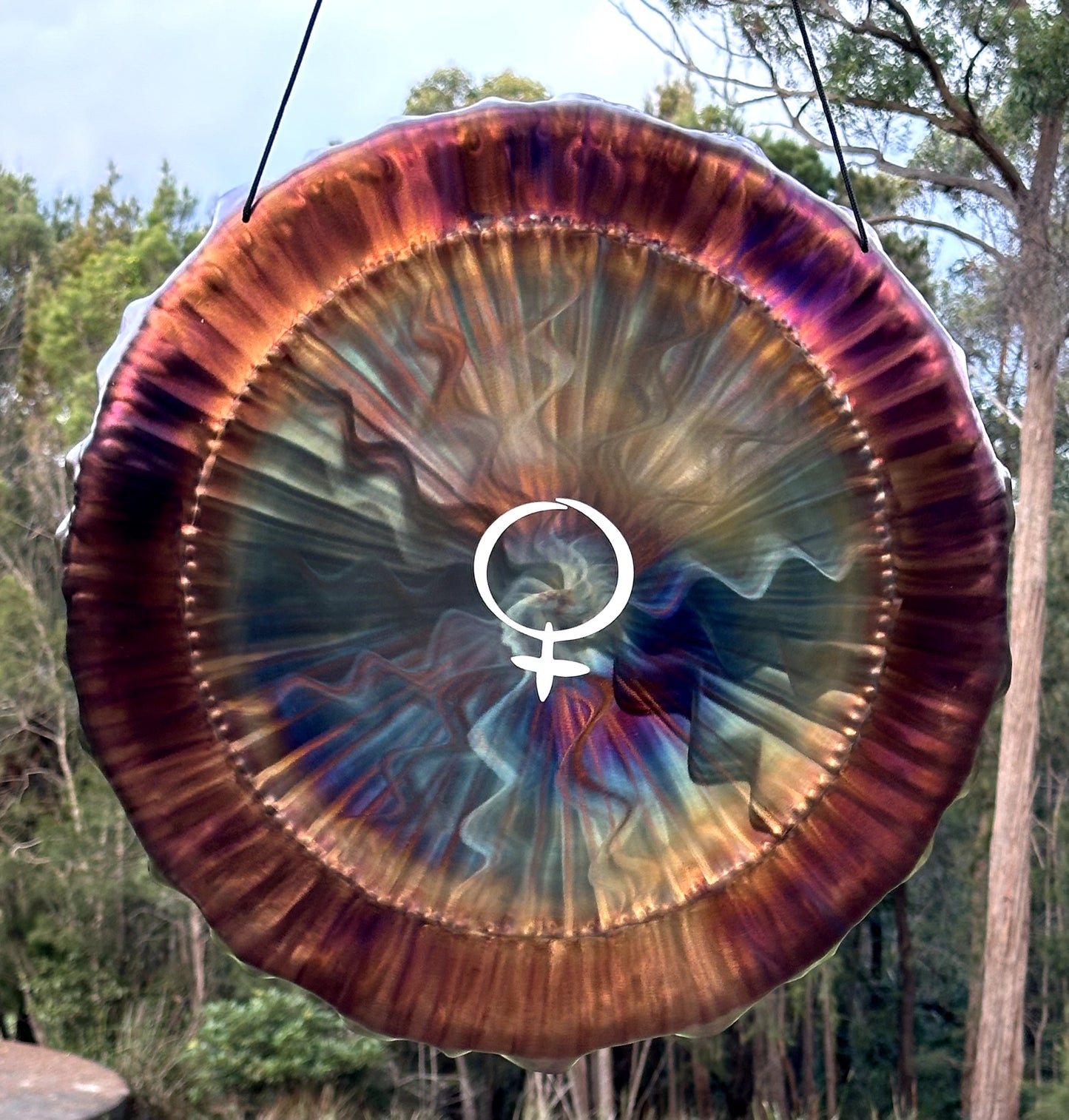 24" Spiral Opal Gong