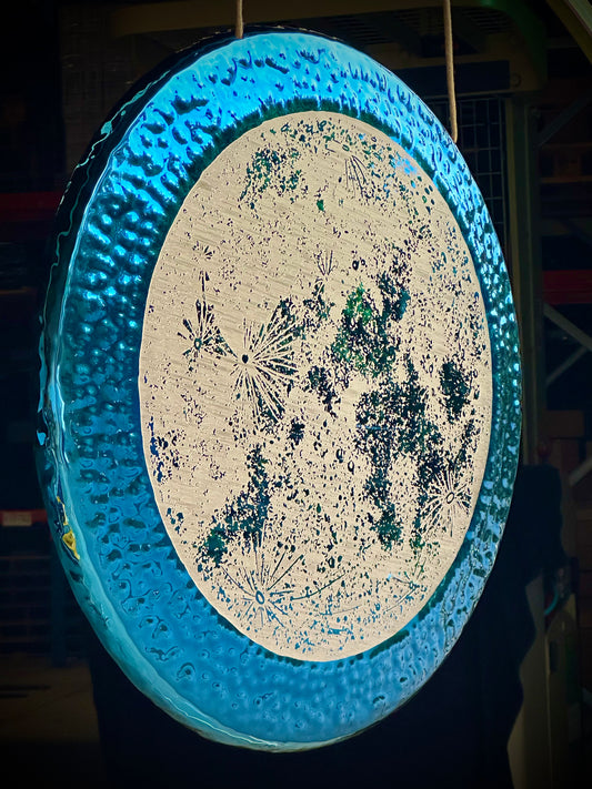 28" Blue Full Moon Gong