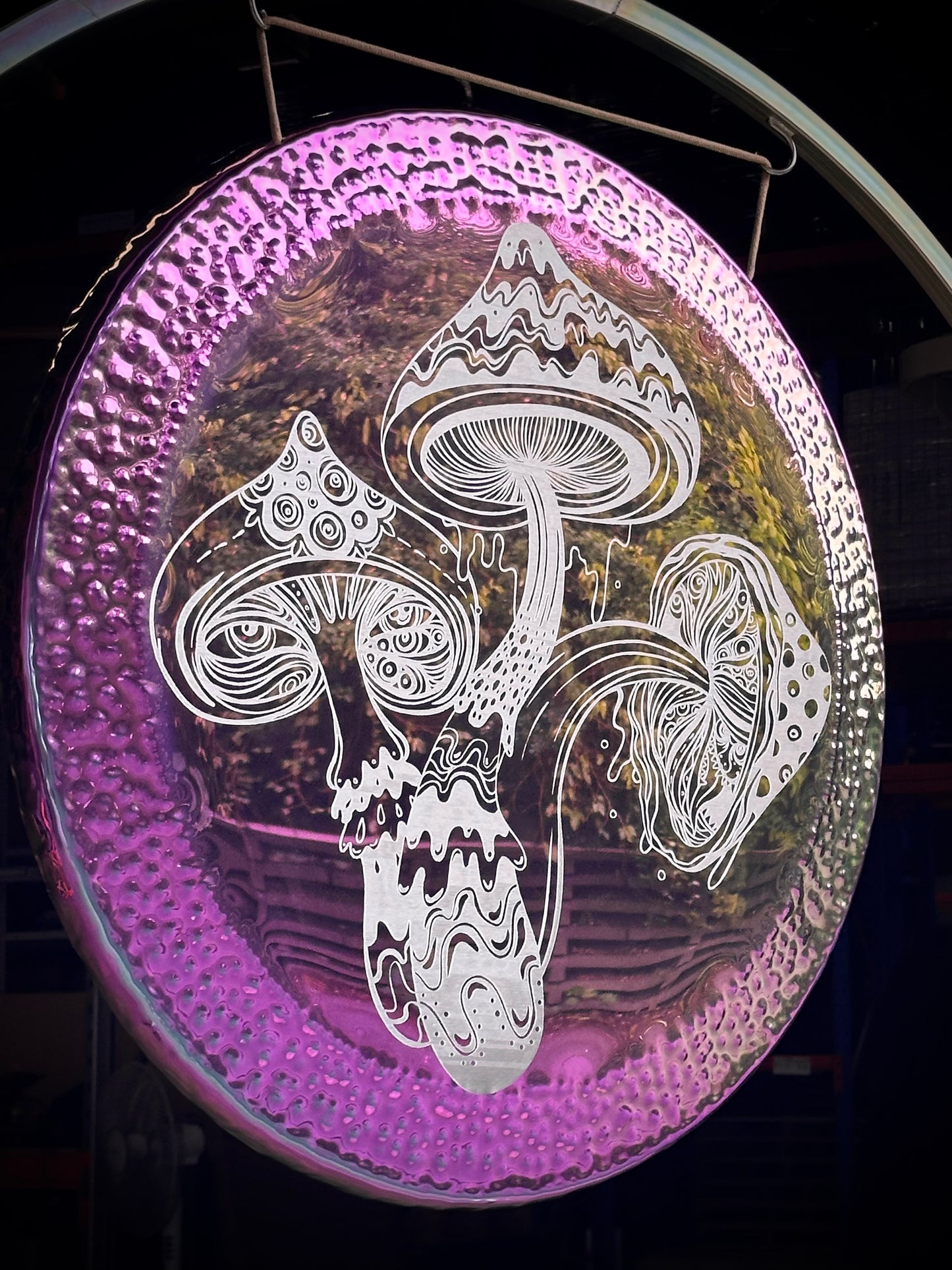 34" Purple Psilocybin Gong