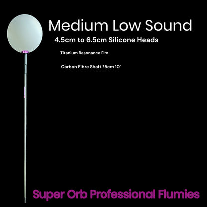SUPER ORB  Professional Medium Low Sound Flumies 4.5cm to  6.5cm