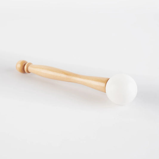 PureTone Professional Rubber Singing Bowl Mallet While Silicone 