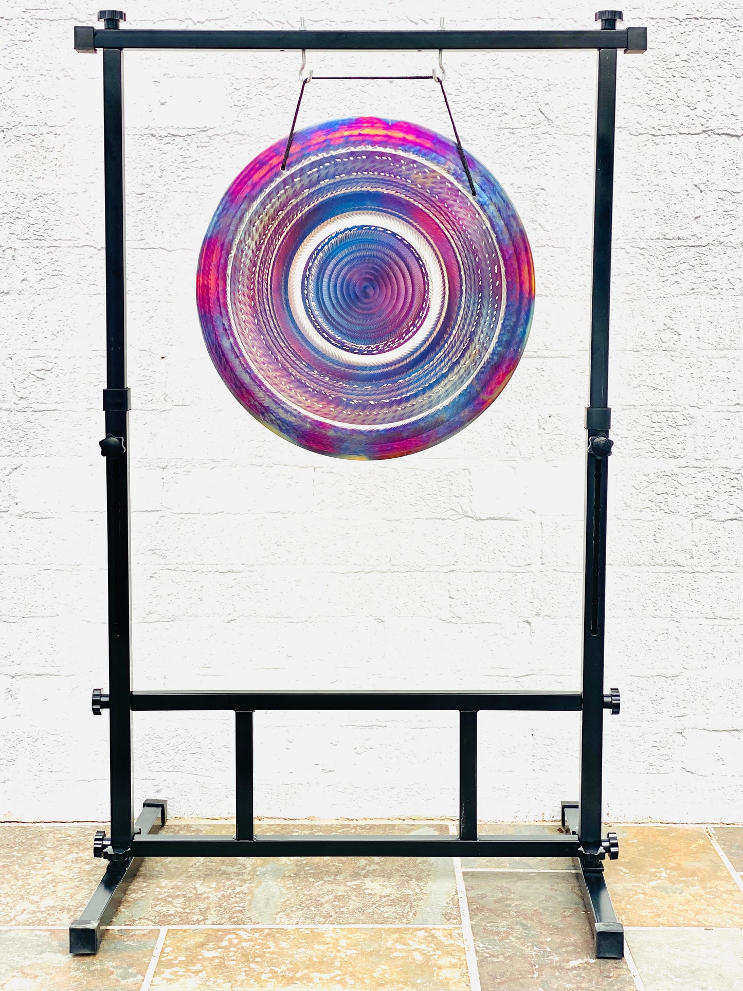 Gong Stand Adjustable Height for Gong Sizes to 36" to 40"